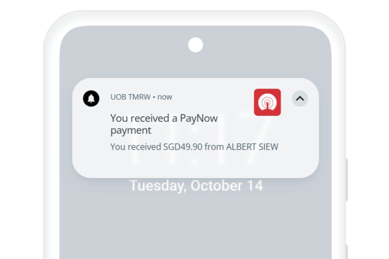 Get payment notification